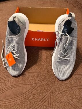 Charly Men's Grey Knit Lightweight Sneakers